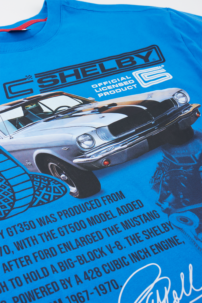Blue Shelby Graphic T-Shirt (1)