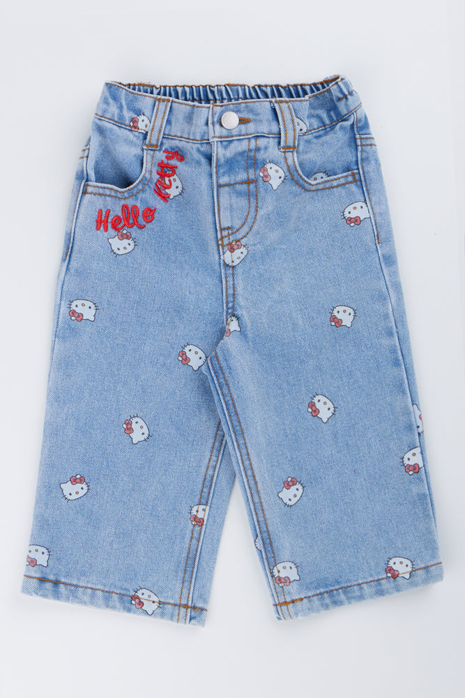 Indigo Hello Kitty Jeans