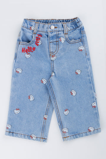 Indigo Hello Kitty Jeans