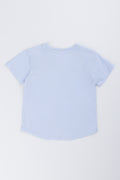 Hello Kitty Blue Graphic T-Shirt (2)
