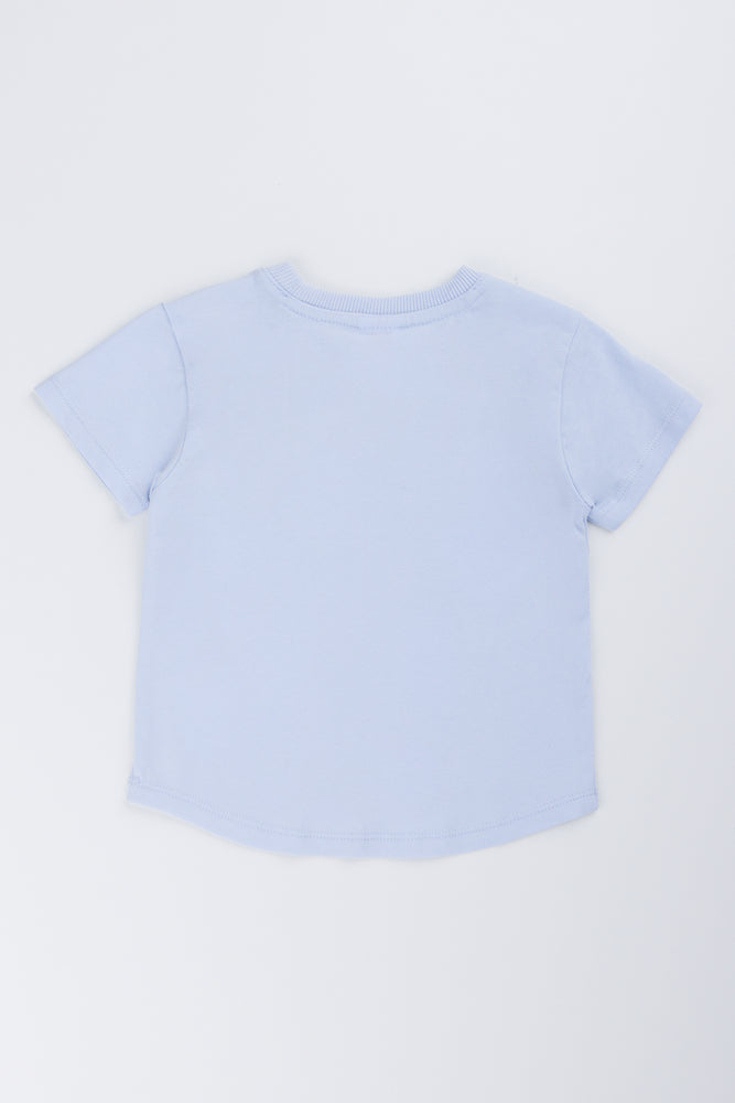 Hello Kitty Blue Graphic T-Shirt (2)