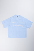 Blue Striped Short Sleeve Shirt