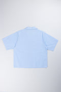 Blue Striped Short Sleeve Shirt (2)