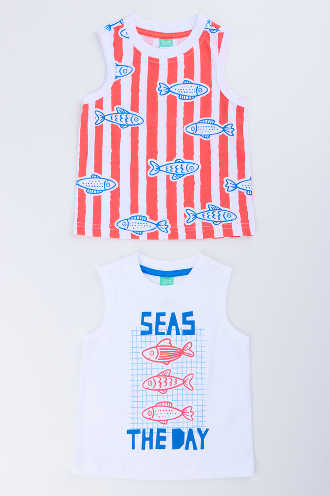 2 Pack Graphic Vests