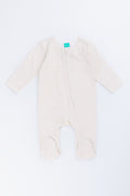 Striped Cotton Footed Sleepsuit