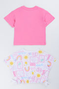 2 Pack Printed T-Shirt (2)