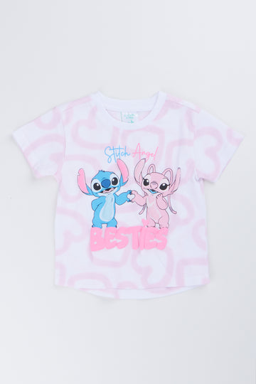 White Lilo & Stitch T-Shirt