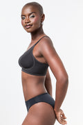 Black Microfibre Jelly Bra (1)