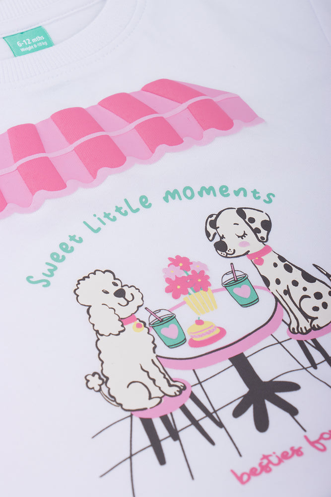 Dog Cafe Graphic Boxy T-Shirt (1)