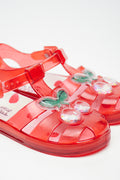 Red Cherry Jelly Fisherman Sandals (2)