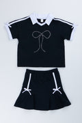 Sporty Bow Skirt Set