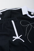 Sporty Bow Skirt Set (1)