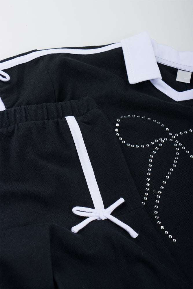 Sporty Bow Skirt Set (1)