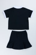 Sporty Bow Skirt Set (2)