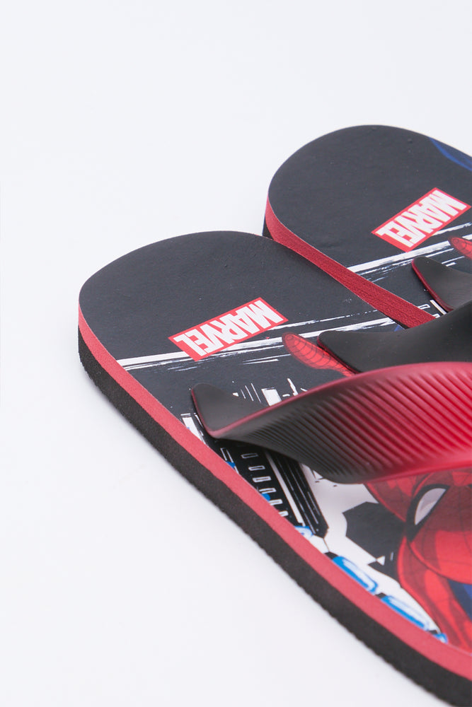 Spider-Man Graphic Light Up Flip Flops (3)