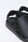 Black Utility Clog Sandals (3)