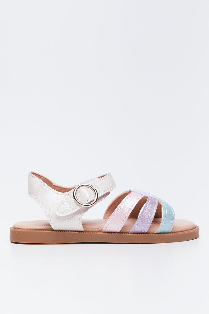 Glitter Heart Pastel Sandals (1)