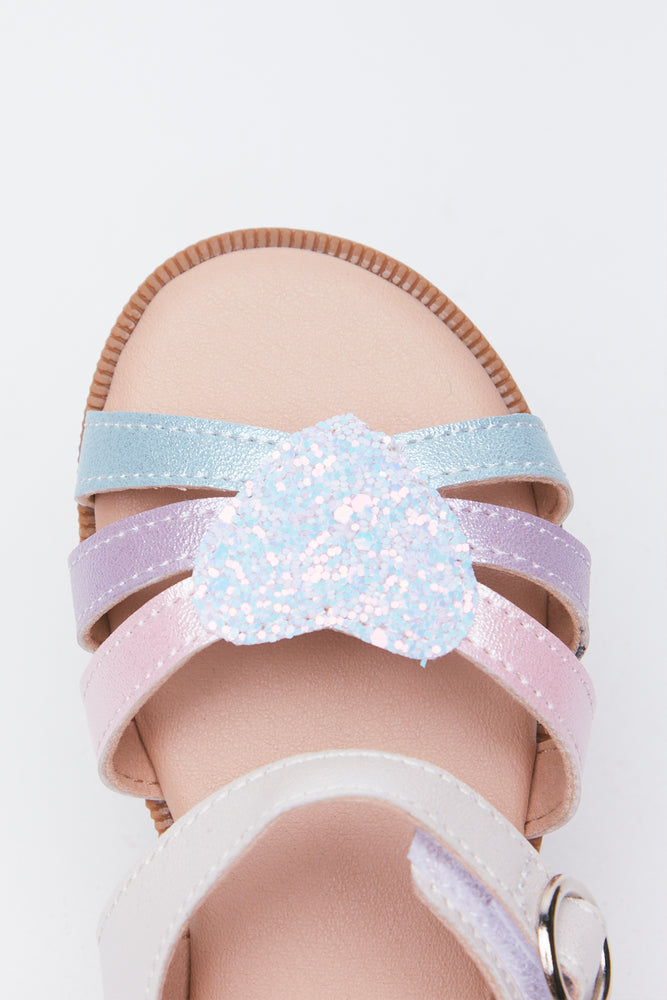 Glitter Heart Pastel Sandals (4)