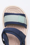 Navy Colourblock Trekker Sandals (4)