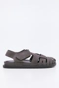 Charcoal Caged Sandals (1)