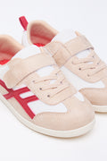 Cream Widefit Mesh Casual Sneakers (2)