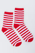 Red & White Striped Socks