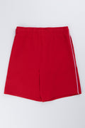 Red Knit Active Shorts (2)