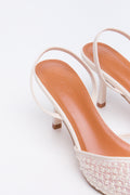 Pearl Embellished Slingback Heels (3)