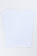 White Knotted Detail Top (2)