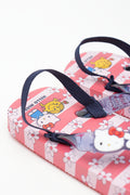 Hello Kitty Striped Floral Flip Flops (3)