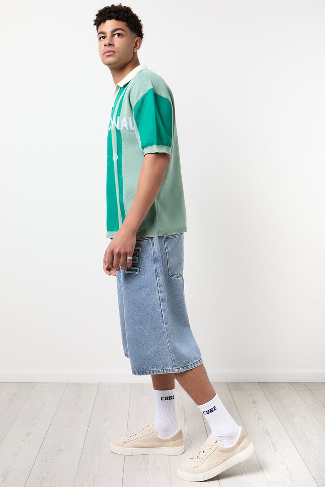 Green International Knit Shirt (1)