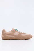 Taupe Slimsole Sneakers With Double Laces (1)