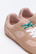 Taupe Slimsole Sneakers With Double Laces (3)