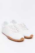 White Slimsole Casual Tennis Sneakers