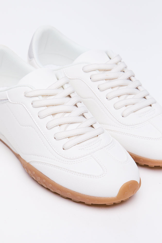 White Slimsole Casual Tennis Sneakers (2)