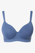 Blue Medium Impact Sports Bra