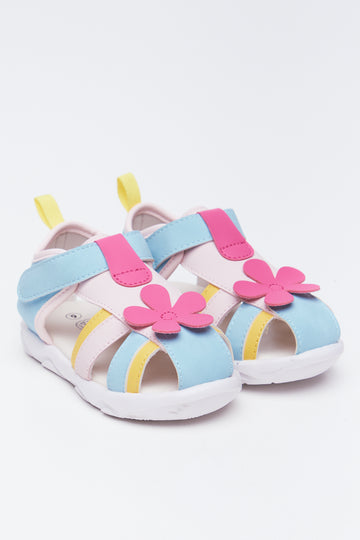 Floral Caged Adventure Sandals