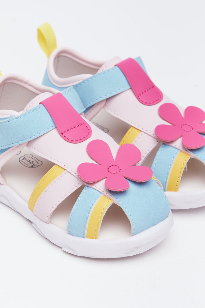 Floral Caged Adventure Sandals (2)