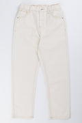 Ecru Loose Fit Jeans