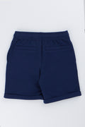 Navy Knit Chino Shorts (2)