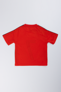 Red Sporty Round Neck T-Shirt (2)