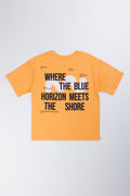 Orange Printed Graphic T-Shirt (2)