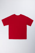 Red Heavyweight Short Sleeve T-Shirt (2)