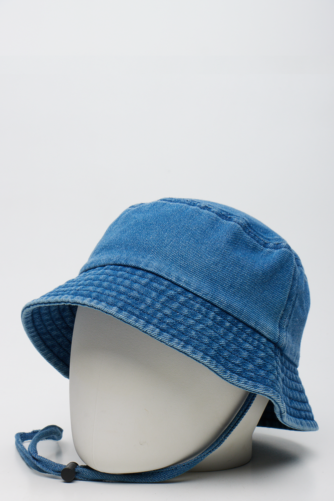 Indigo Denim Bucket Hat (1)