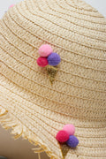 Straw Ice Cream Sun Hat (1)