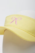 Yellow Bow Detail Sun Visor (1)