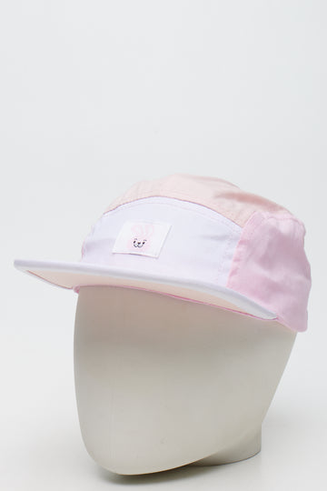 Pink Pastel Bunny 5 Panel Cap