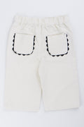 Cream Wide Leg Jeans (2)