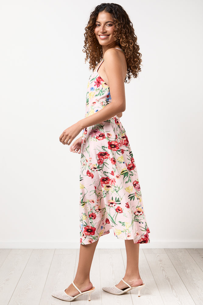 Floral Print Fit & Flare Dress (1)