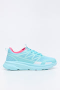 Turquoise Panel Detail Sporty Trainers (1)